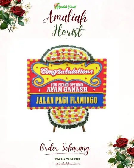 Sewa Papan Bunga Tanjung Gusta